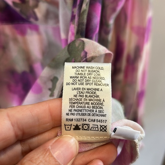 Bella Dahl Floral Camo Full Button Down Hipster Shirt - Picture 7 of 9